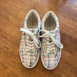 kate spade new york Lift Sneakers Multi Tweed Size 6B